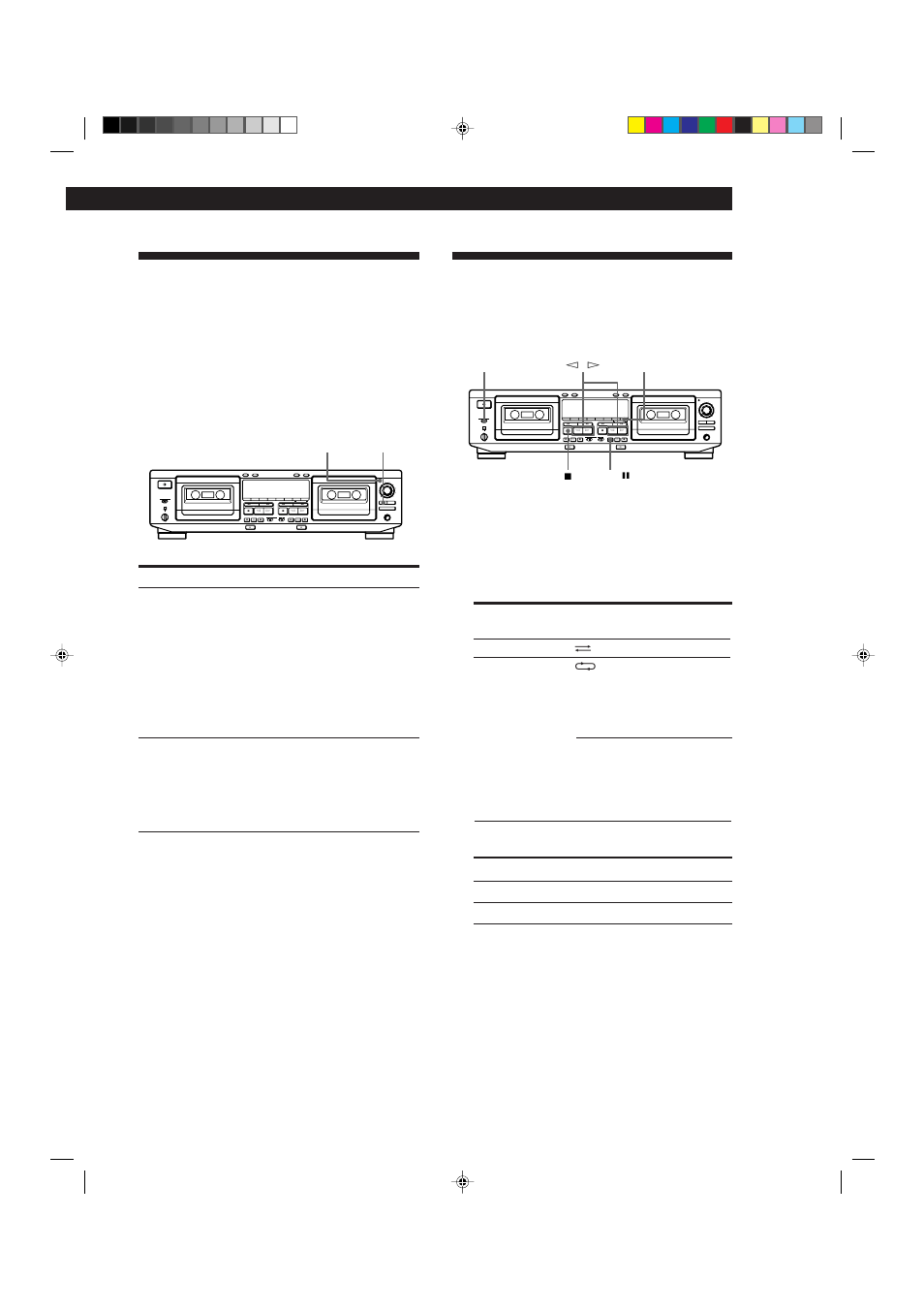 Copie d’une cassette | Sony TC-WE625 User Manual | Page 35 / 92