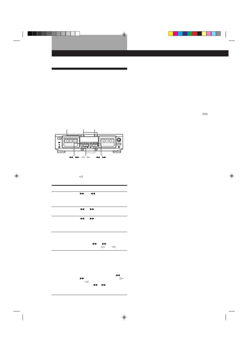 Operações avançadas de leitura | Sony TC-WE625 User Manual | Page 74 / 92