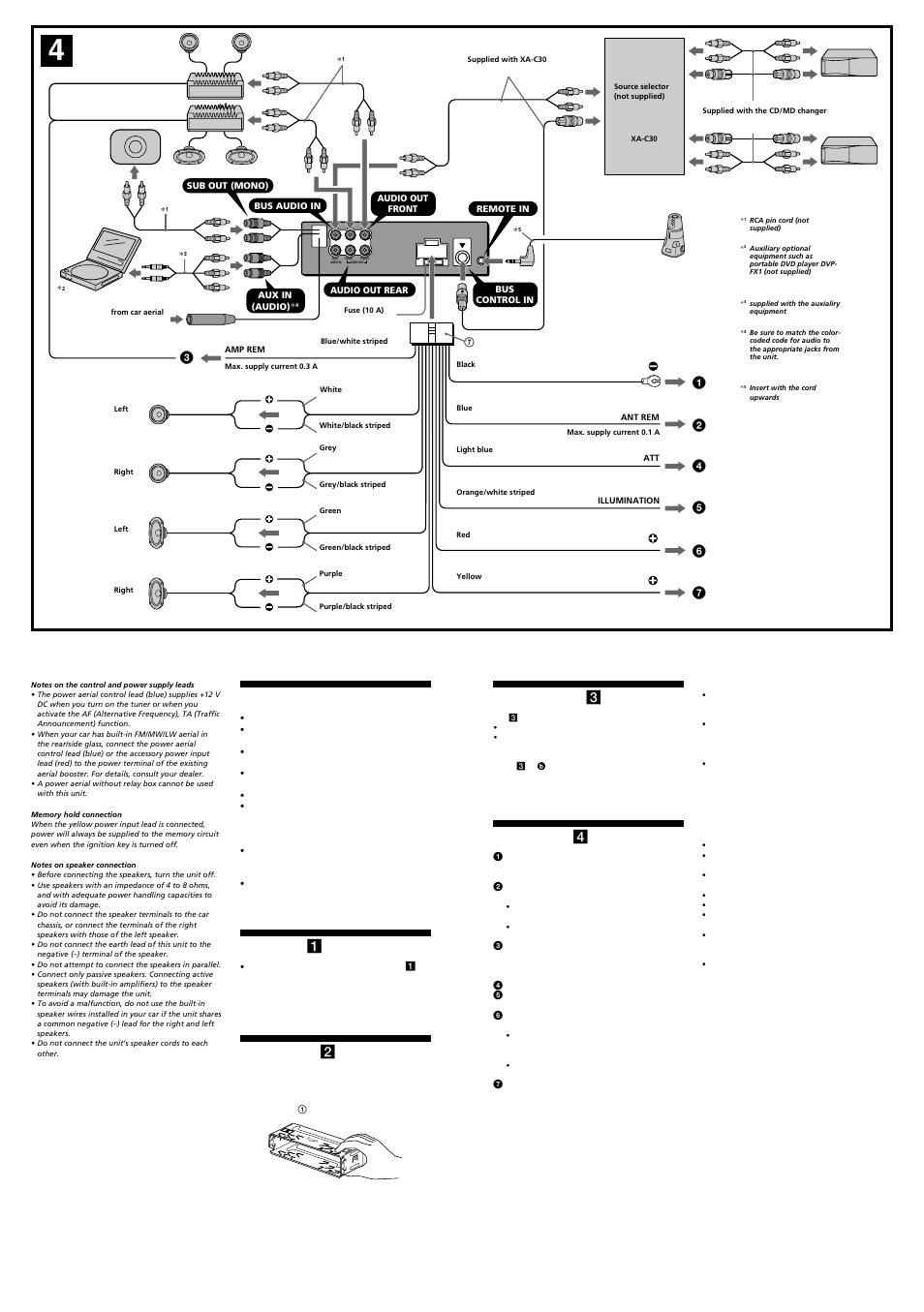 Sony CDX-MP70 User Manual | Page 2 / 4
