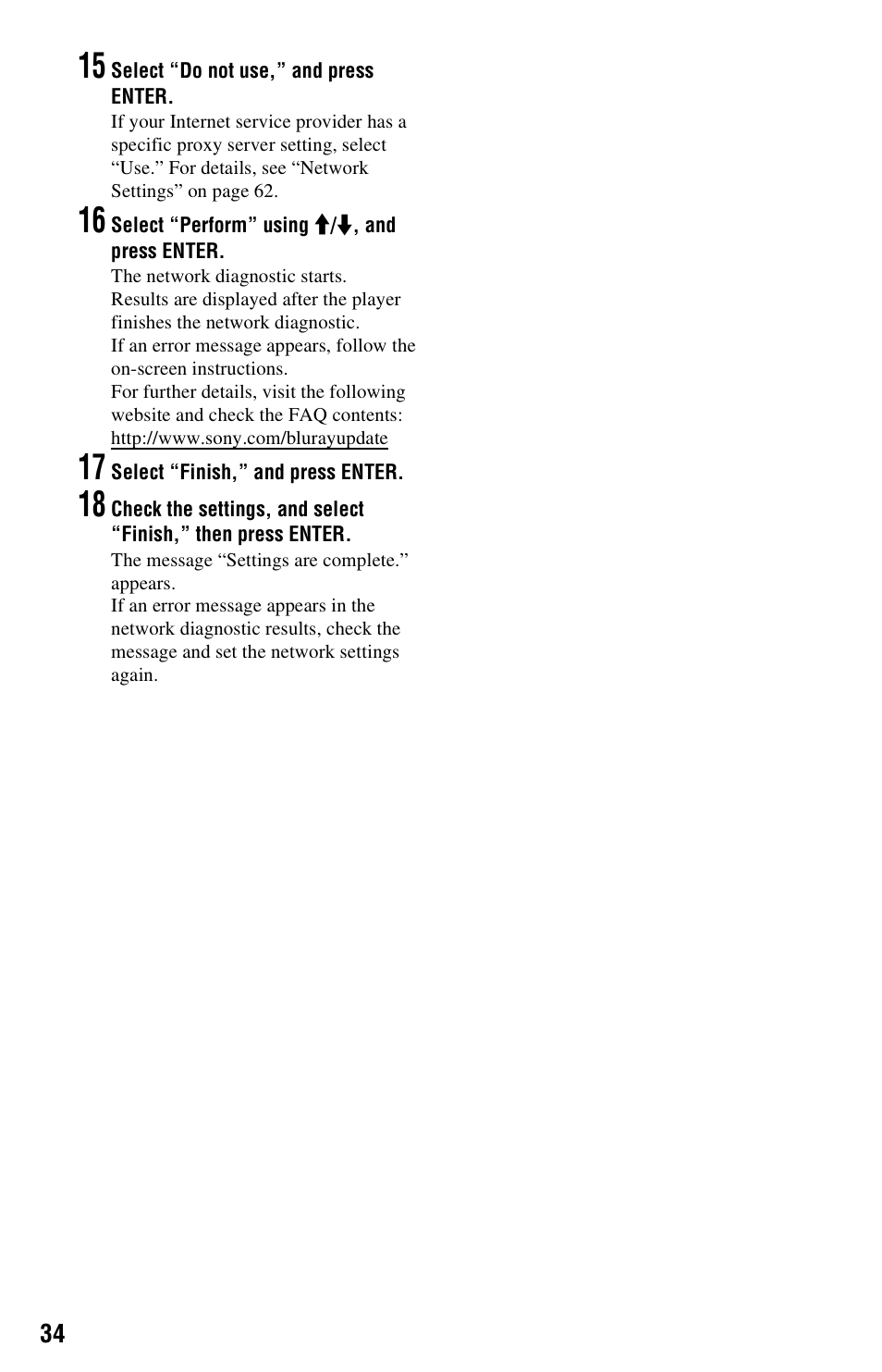 Sony BDP-S1000ES User Manual | Page 34 / 95