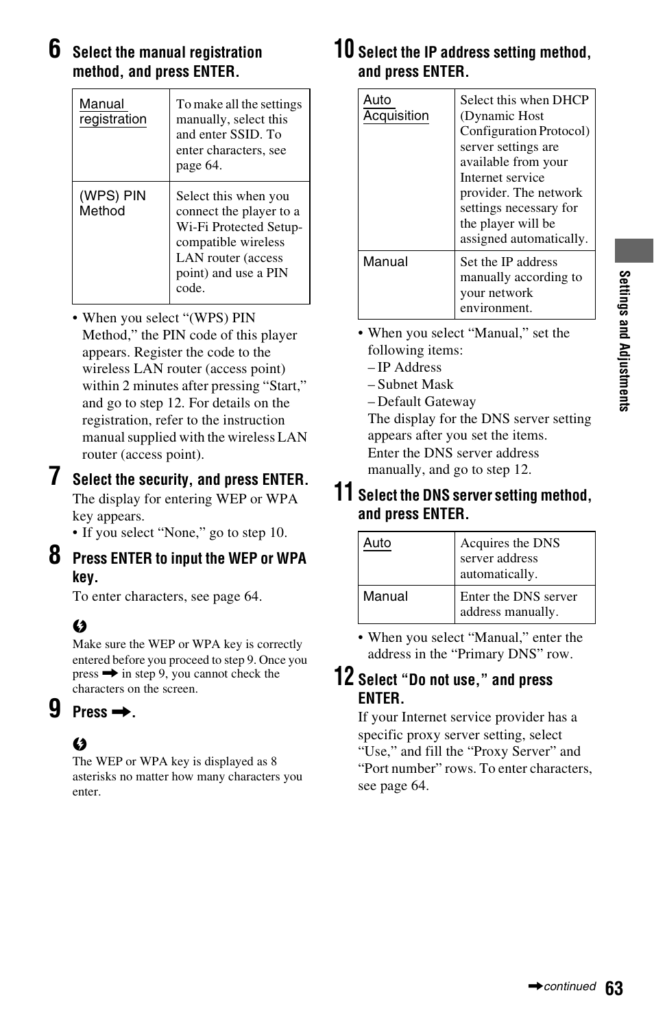 Sony BDP-S1000ES User Manual | Page 63 / 95