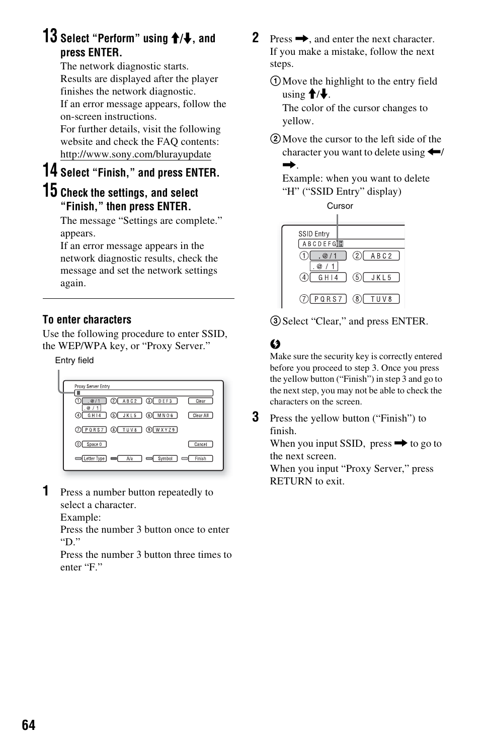 Sony BDP-S1000ES User Manual | Page 64 / 95