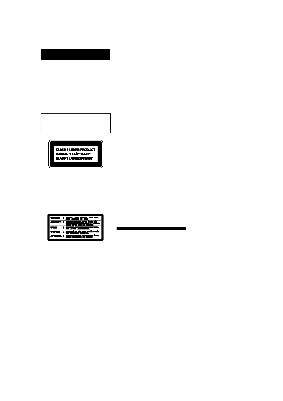Precautions, Warning | Sony CDP-XE300 User Manual | Page 2 / 46