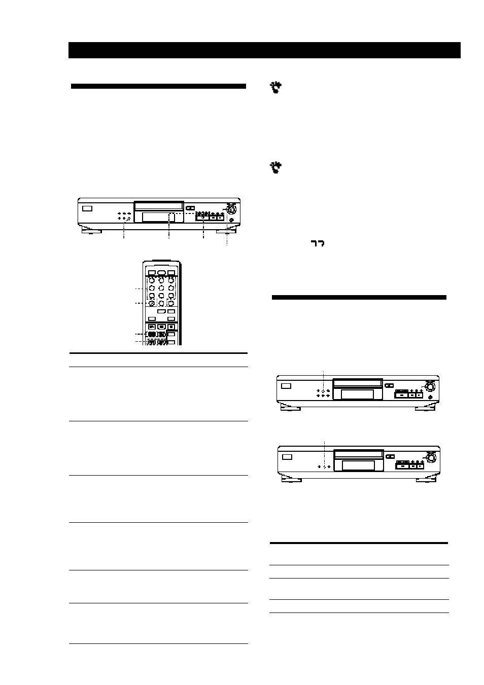 Lecture de plages répétée, Lecture de disques compacts | Sony CDP-XE300 User Manual | Page 23 / 46