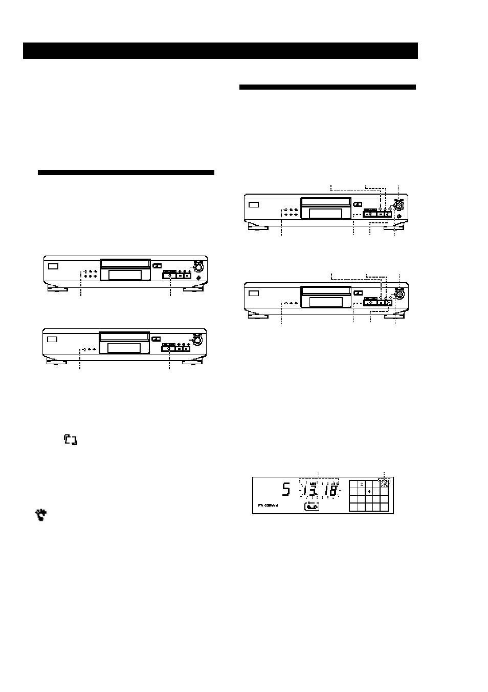 Creating your own program (program play), Playing in random order (shuffle play), Playing cds | Repeating the current track, Creating a program on the player 1 | Sony CDP-XE300 User Manual | Page 9 / 46