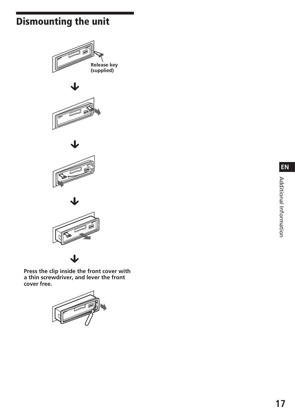 Sony XR-C7200W User Manual | Page 17 / 48