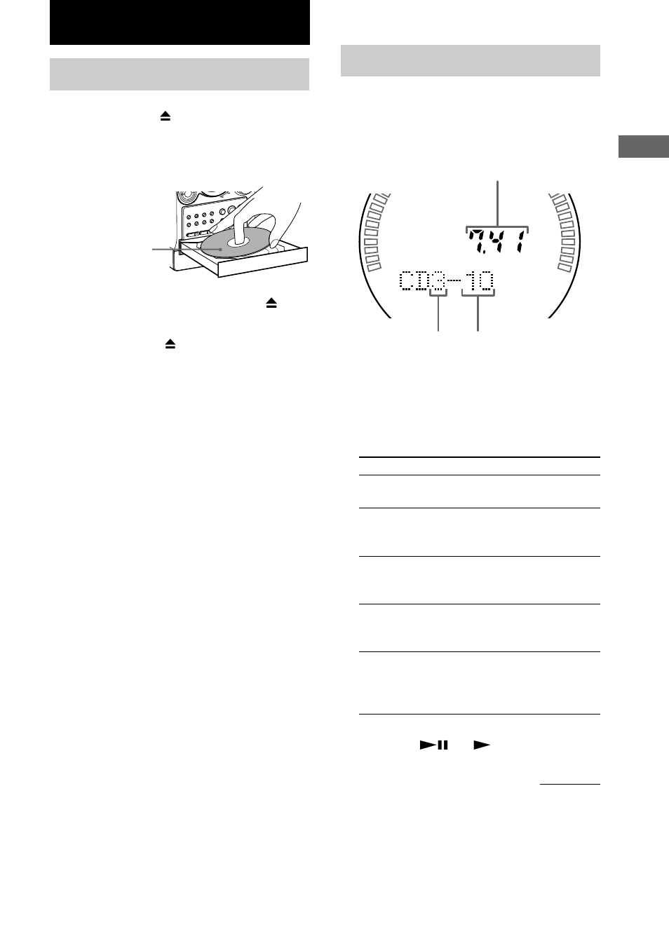 Loading a cd, Playing a cd | Sony CHC-CL3 User Manual | Page 9 / 32