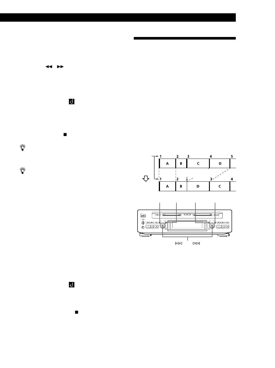 Edición de mds grabados 35, Continúa en la página siguiente), Para cancelar la función de división | Sony MDS-W1 User Manual | Page 135 / 204