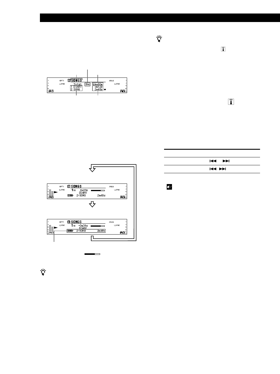 Playing mds 24, Displaying the recording date z | Sony MDS-W1 User Manual | Page 24 / 204