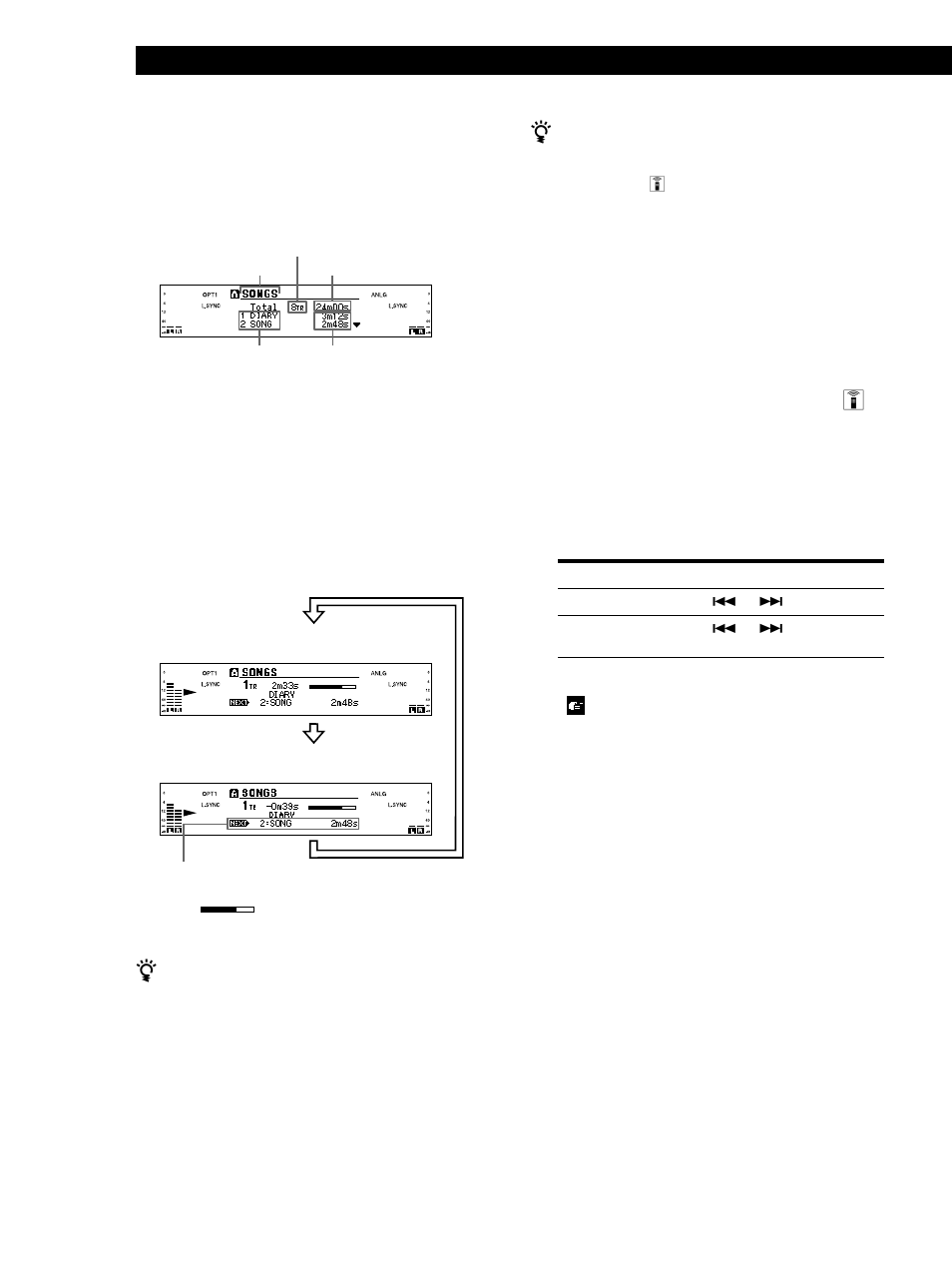 Lecture de md 24, Affichage de la date d’enregistrement z | Sony MDS-W1 User Manual | Page 74 / 204