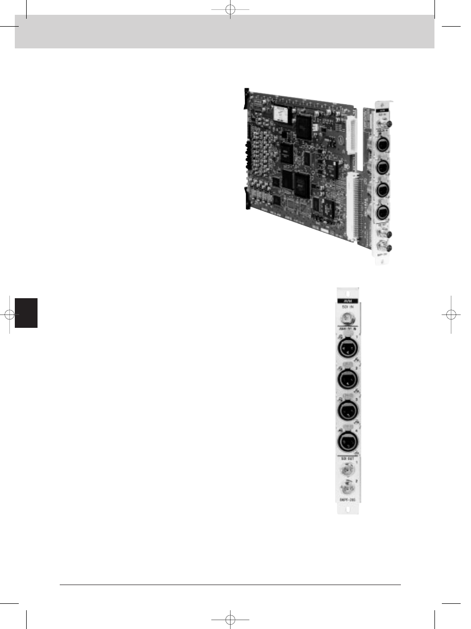 Bkpf-205, Interface processor d series, Audio/video multiplexer board | Sony MK7807V1 User Manual | Page 126 / 164