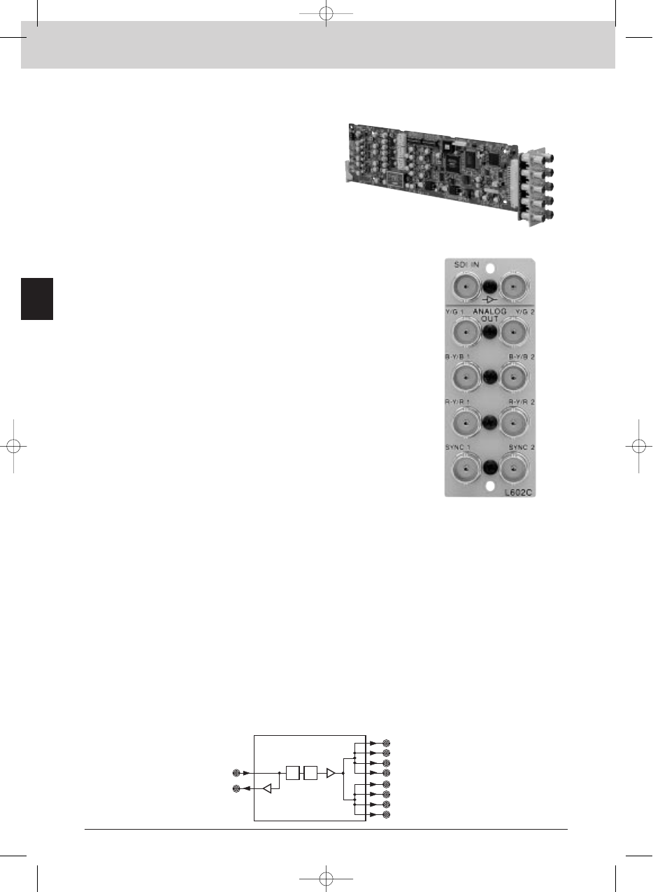 Bkpf-l602c, Interface processor l series, Video d to a converter board | Features | Sony MK7807V1 User Manual | Page 74 / 164