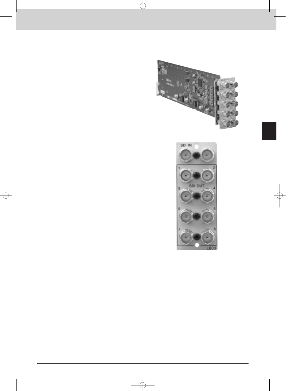 Bkpf-l603, Interface processor l series, Sdi distribution board | Sony MK7807V1 User Manual | Page 75 / 164