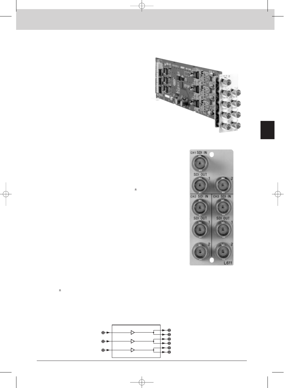Bkpf-l611, Interface processor l series, Ch sdi distribution board | Features | Sony MK7807V1 User Manual | Page 81 / 164