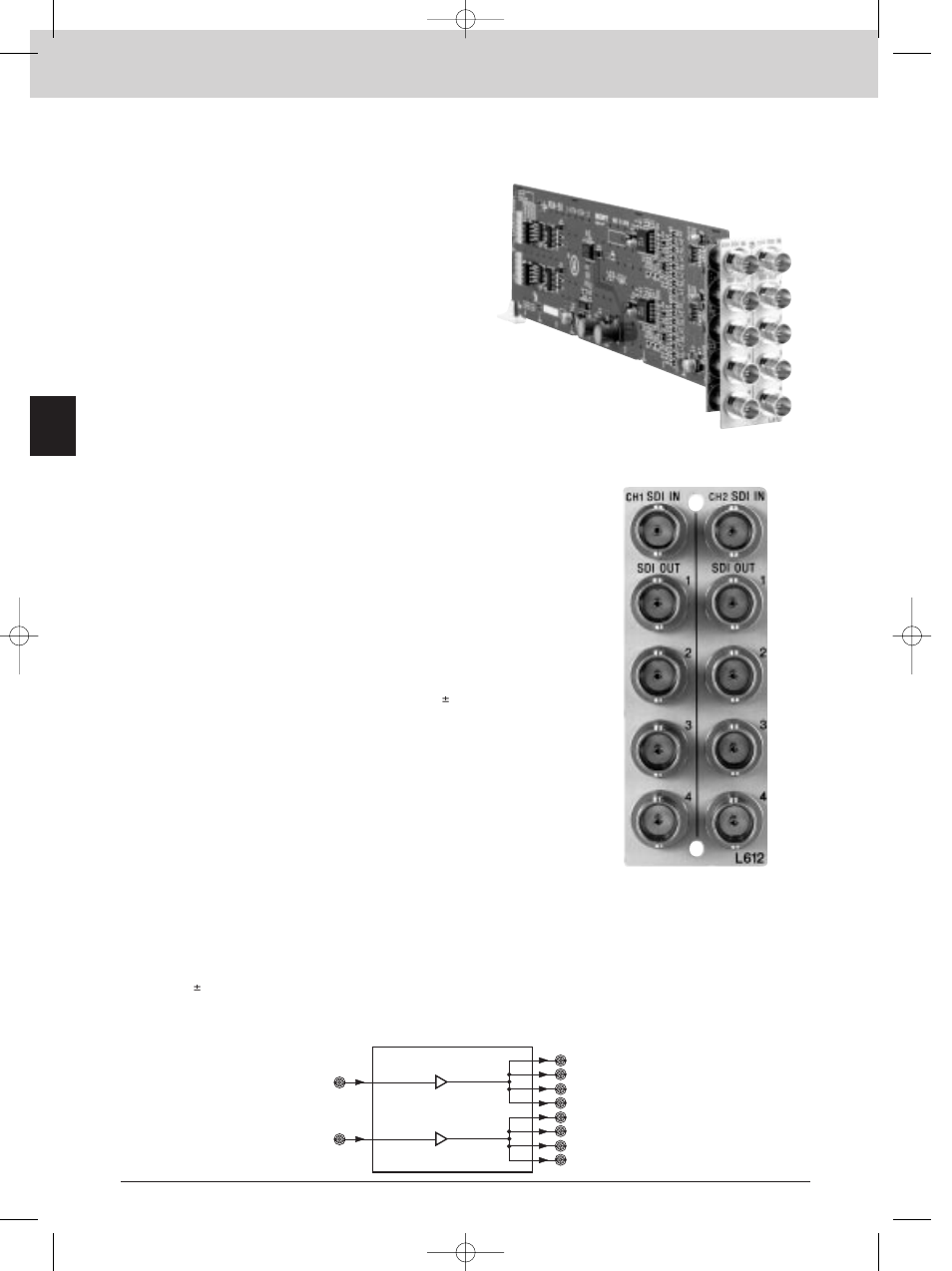 Bkpf-l612, Interface processor l series, Ch sdi distribution board | Features | Sony MK7807V1 User Manual | Page 82 / 164