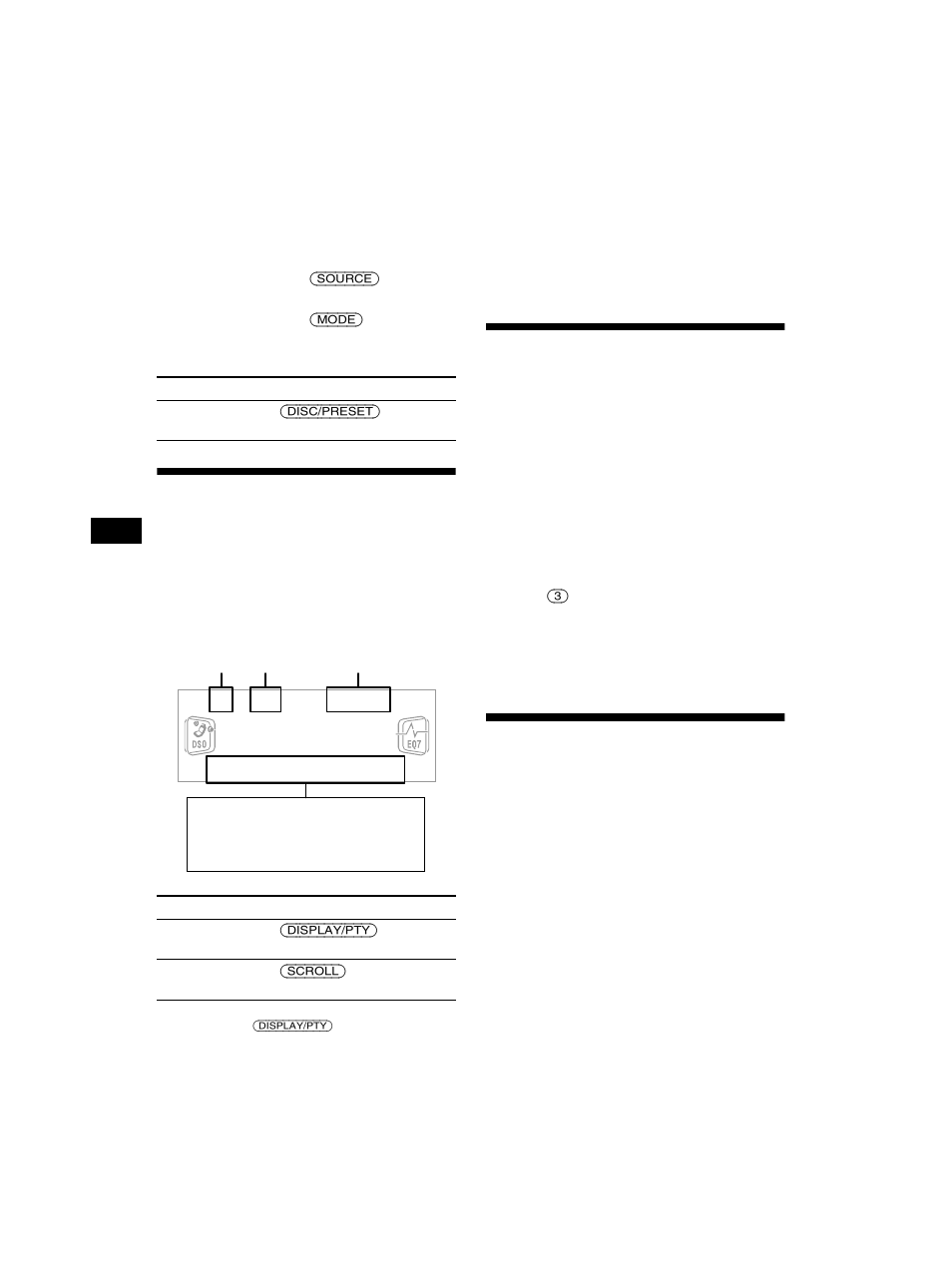 Voci del display riproduzione ripetuta dei brani, Riproduzione ripetuta, Riproduzione dei brani in ordine casuale | Riproduzione in ordine casuale, Voci del display, Riproduzione ripetuta dei brani | Sony CDX-CA750 User Manual | Page 110 / 170