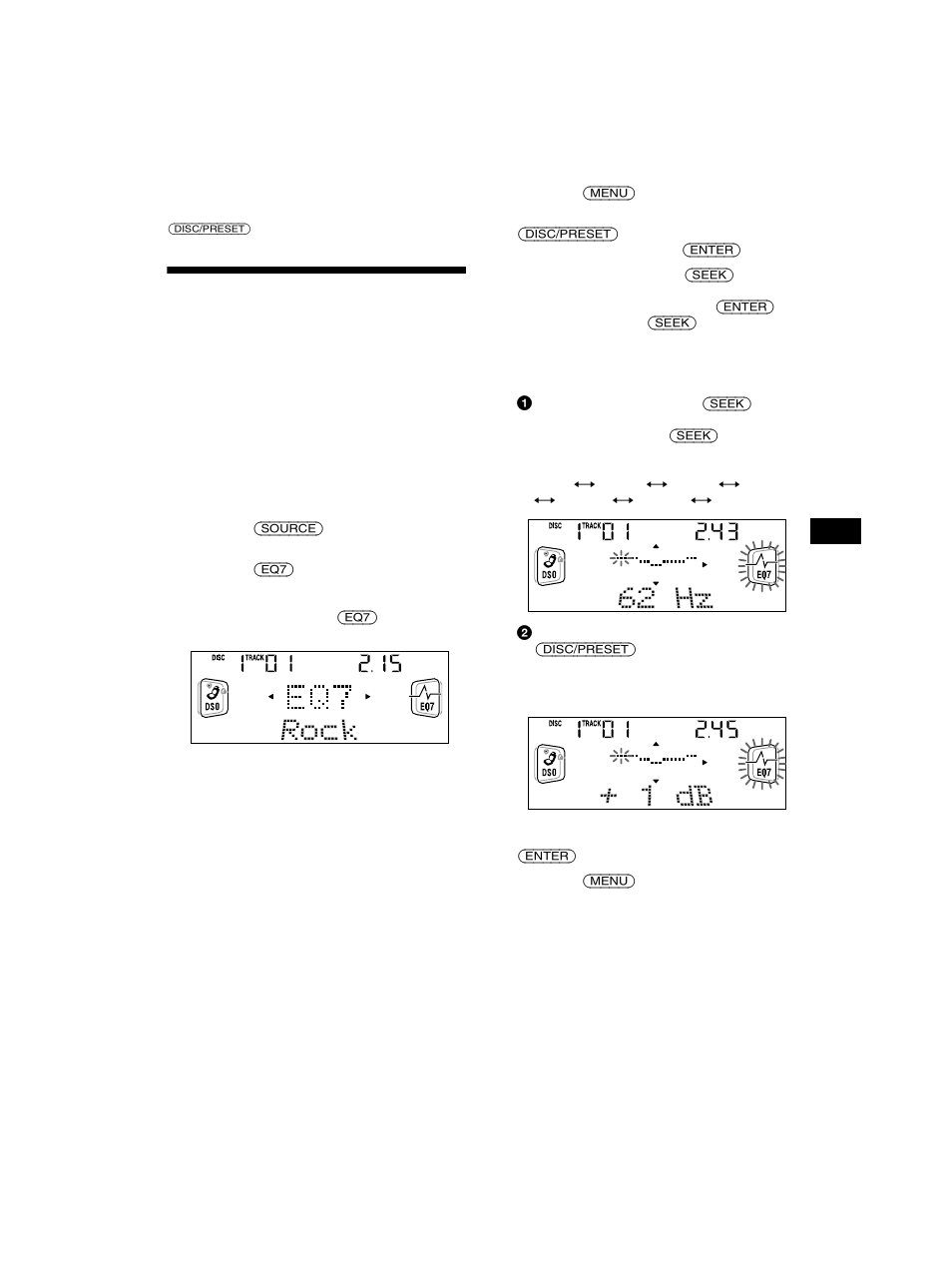 Impostazione dell’equalizzatore | Sony CDX-CA750 User Manual | Page 127 / 170
