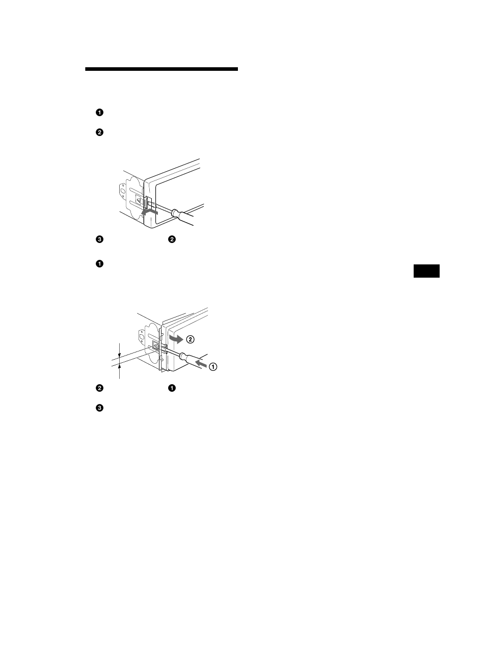 Estrazione dell’apparecchio | Sony CDX-CA750 User Manual | Page 131 / 170