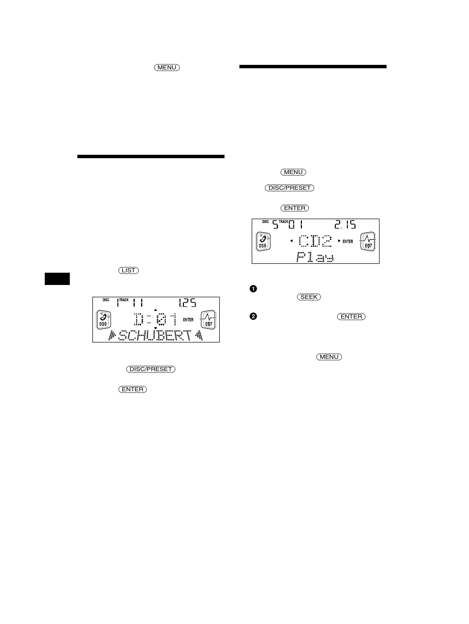 Een disc zoeken op naam, List-up, Bepaalde tracks kiezen voor weergave | Bank | Sony CDX-CA750 User Manual | Page 146 / 170