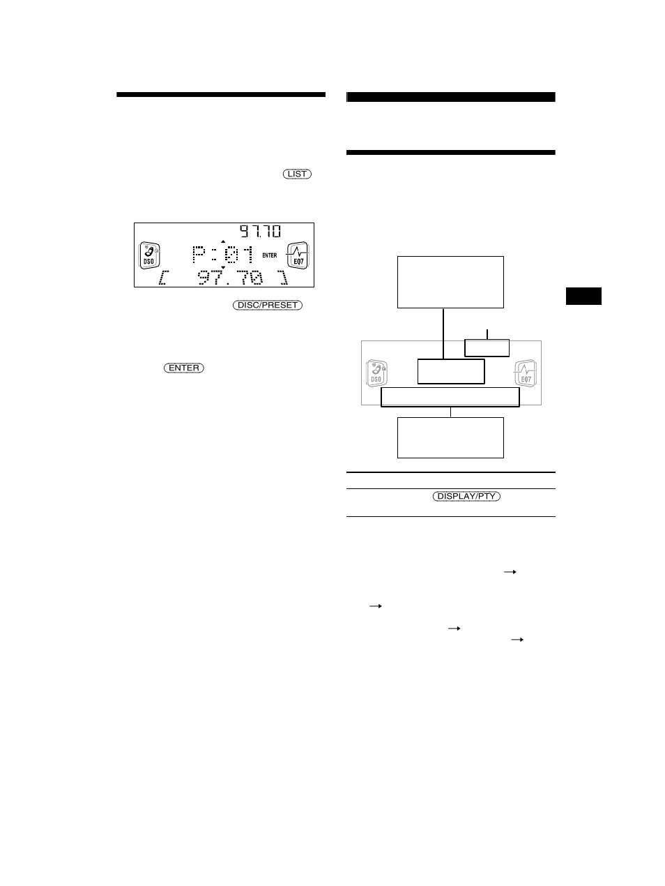 Tuning in a station through a list — list-up, Overview of rds, Tuning in a station through a list | List-up | Sony CDX-CA750 User Manual | Page 15 / 170
