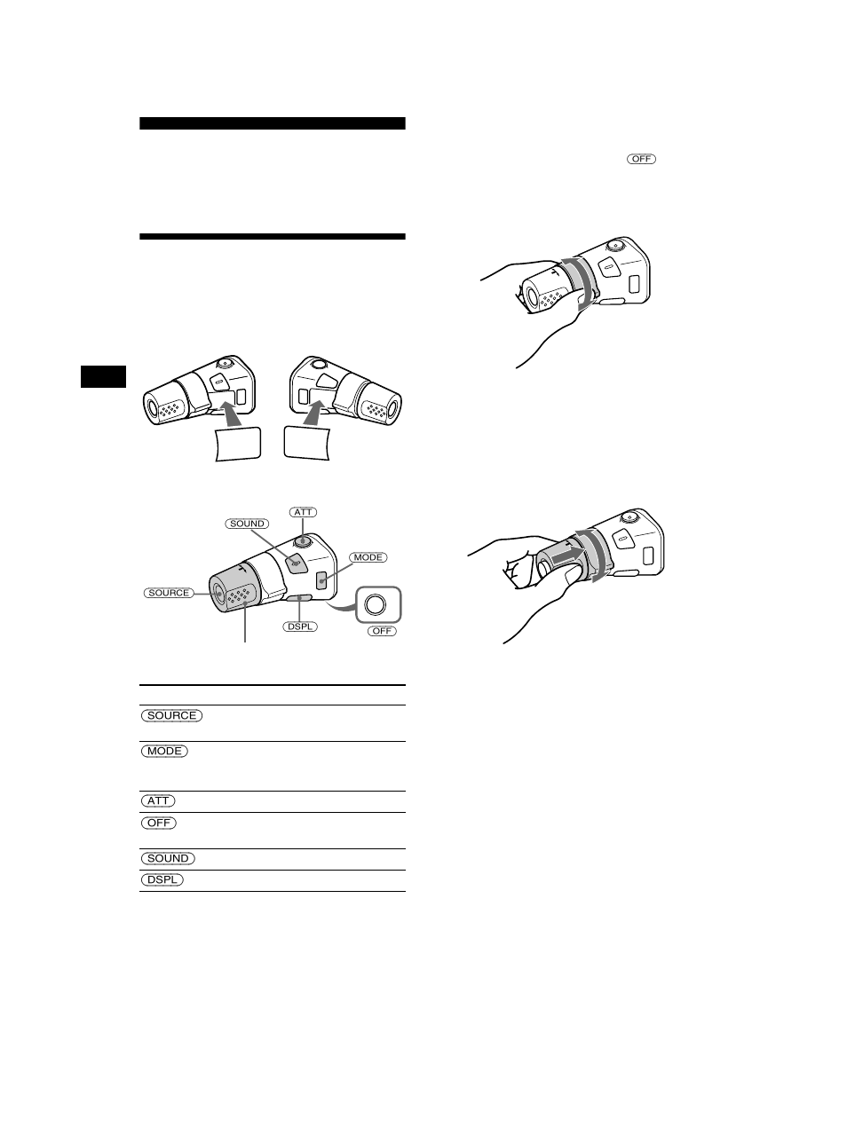 Other functions, Using the rotary commander | Sony CDX-CA750 User Manual | Page 24 / 170