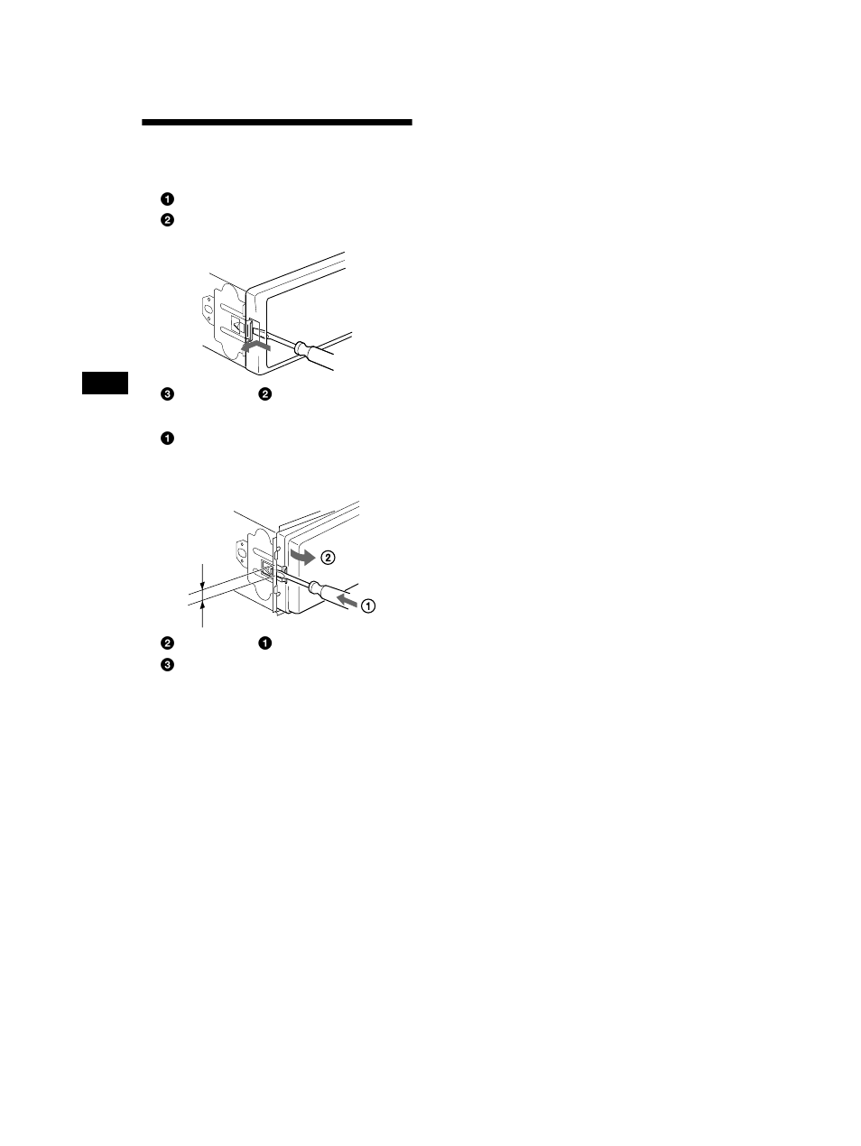Removing the unit | Sony CDX-CA750 User Manual | Page 30 / 170