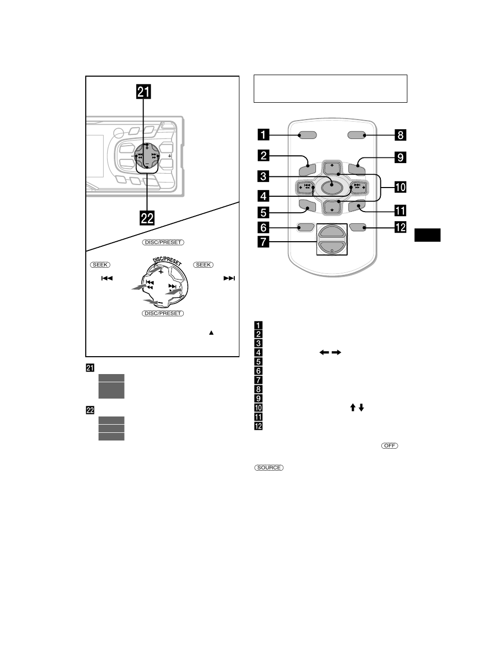 Kartenfernbedienung rm-x114 (gesondert erhältlich) | Sony CDX-CA750 User Manual | Page 37 / 170