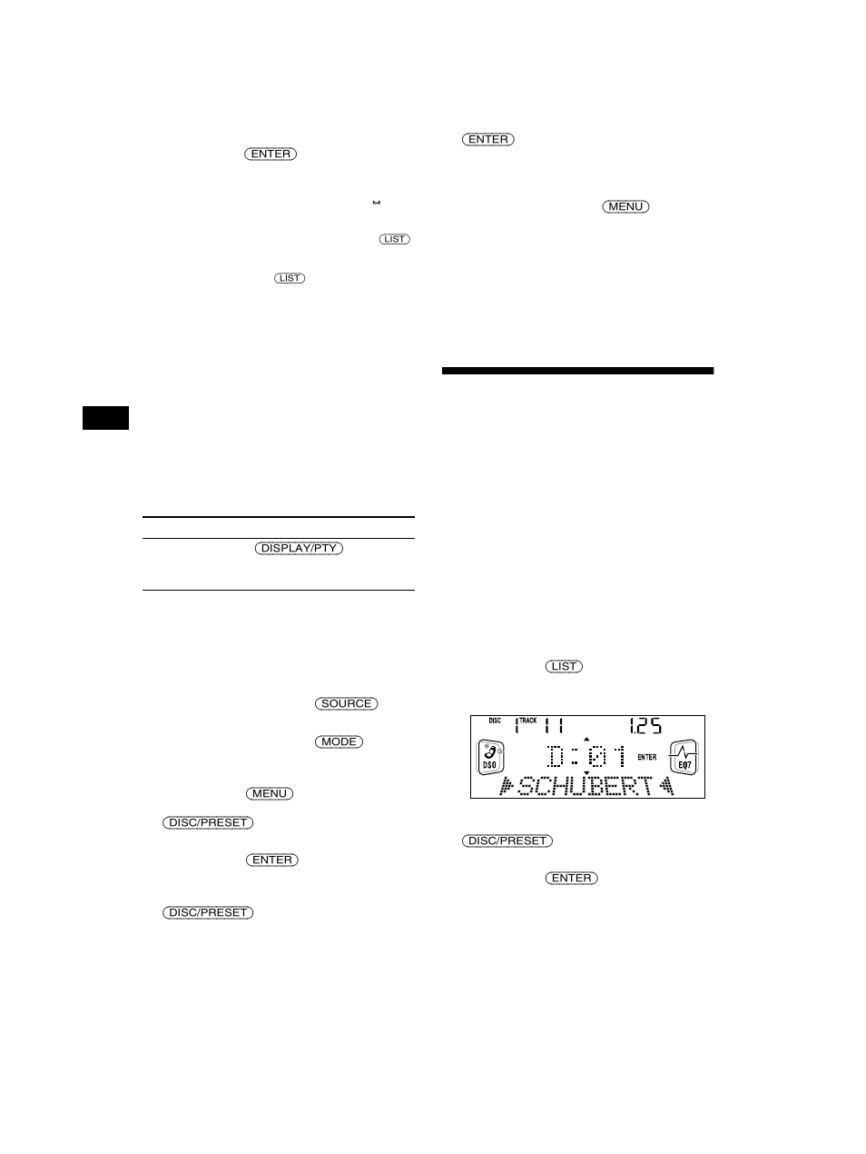 Ansteuern einer cd/md anhand des namens, List-up | Sony CDX-CA750 User Manual | Page 44 / 170
