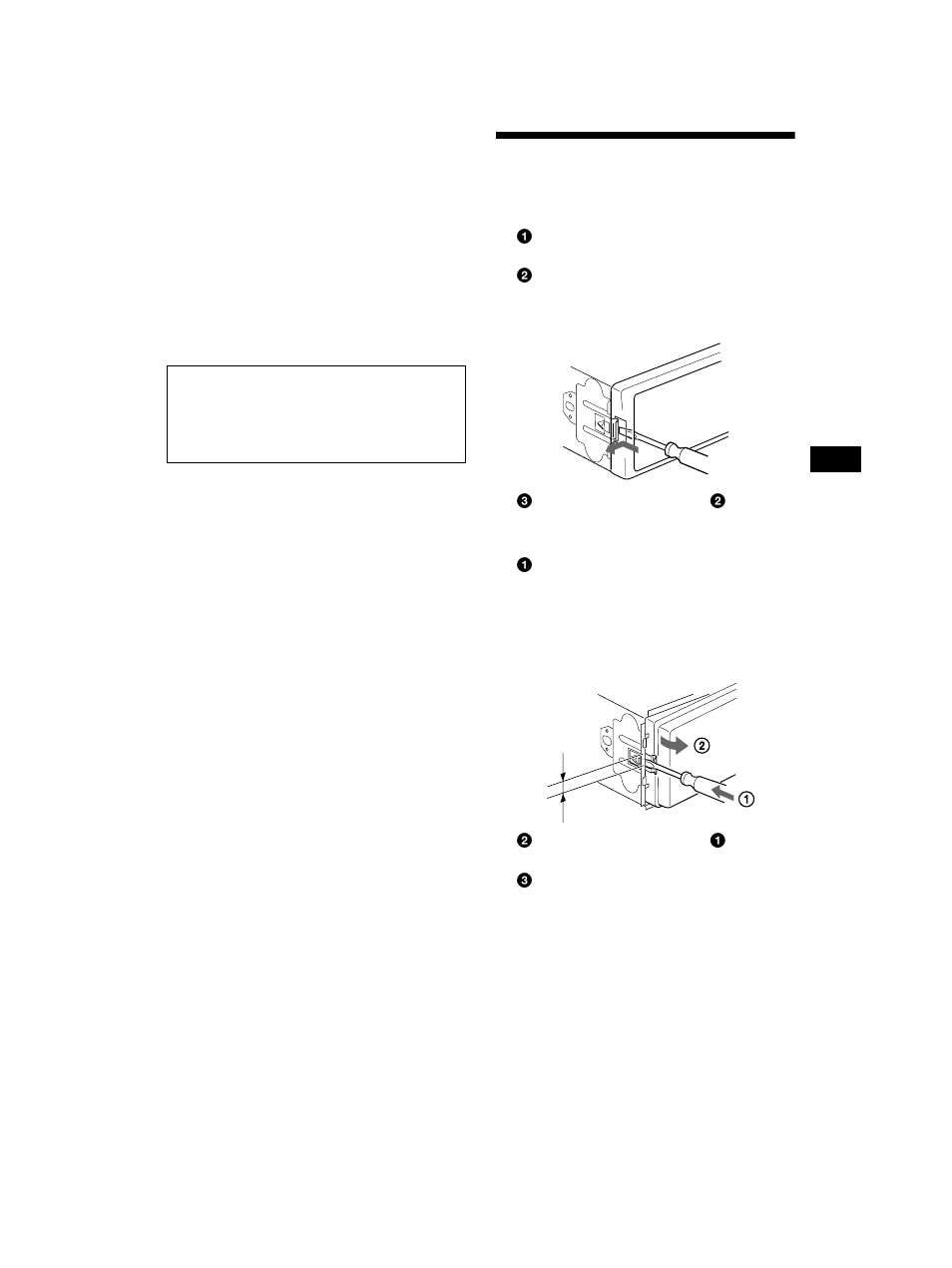 Ausbauen des geräts | Sony CDX-CA750 User Manual | Page 63 / 170