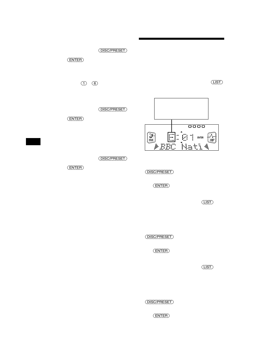 Syntonisation d’une émission dab via une, Liste, Syntonisation d’une émission dab via une liste | Sony CDX-CA750 User Manual | Page 88 / 170