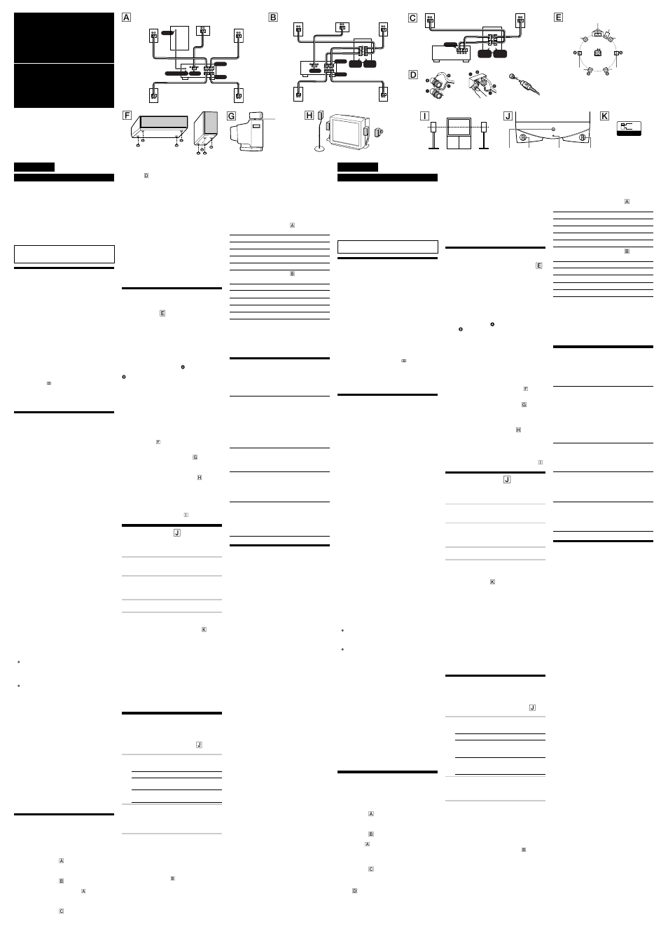 Level mode min max movie on / standby music, Fi h g | Sony SA-VE325 User Manual | Page 2 / 2