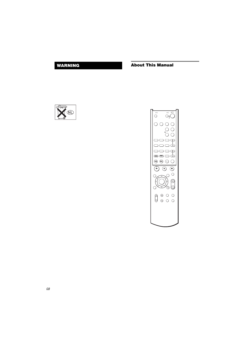 About this manual, Warning | Sony HT-K250 User Manual | Page 2 / 112