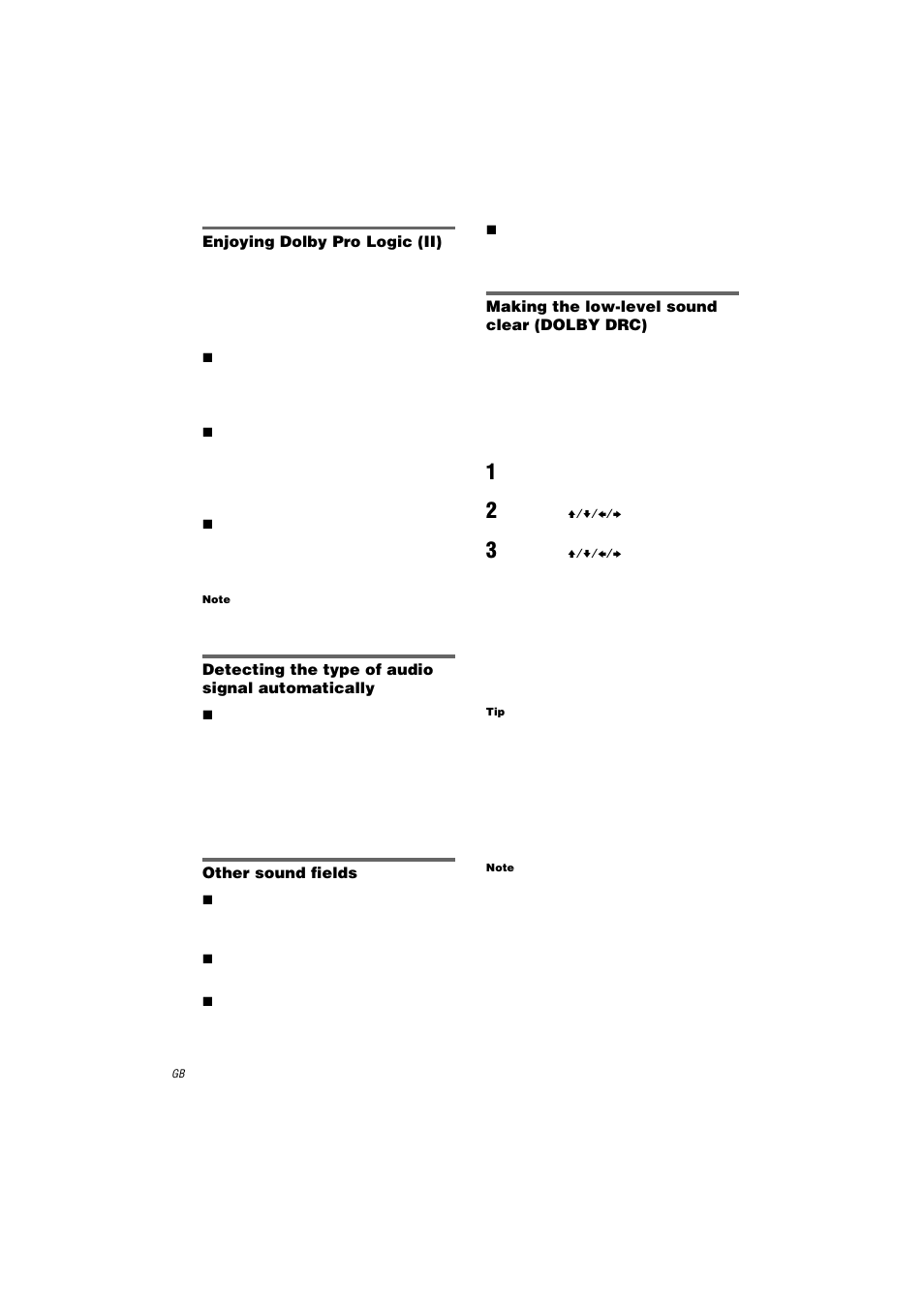 Sony HT-K250 User Manual | Page 22 / 112