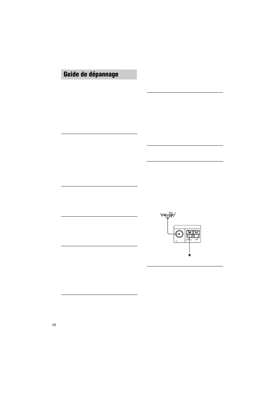 Guide de dépannage | Sony HT-K250 User Manual | Page 68 / 112