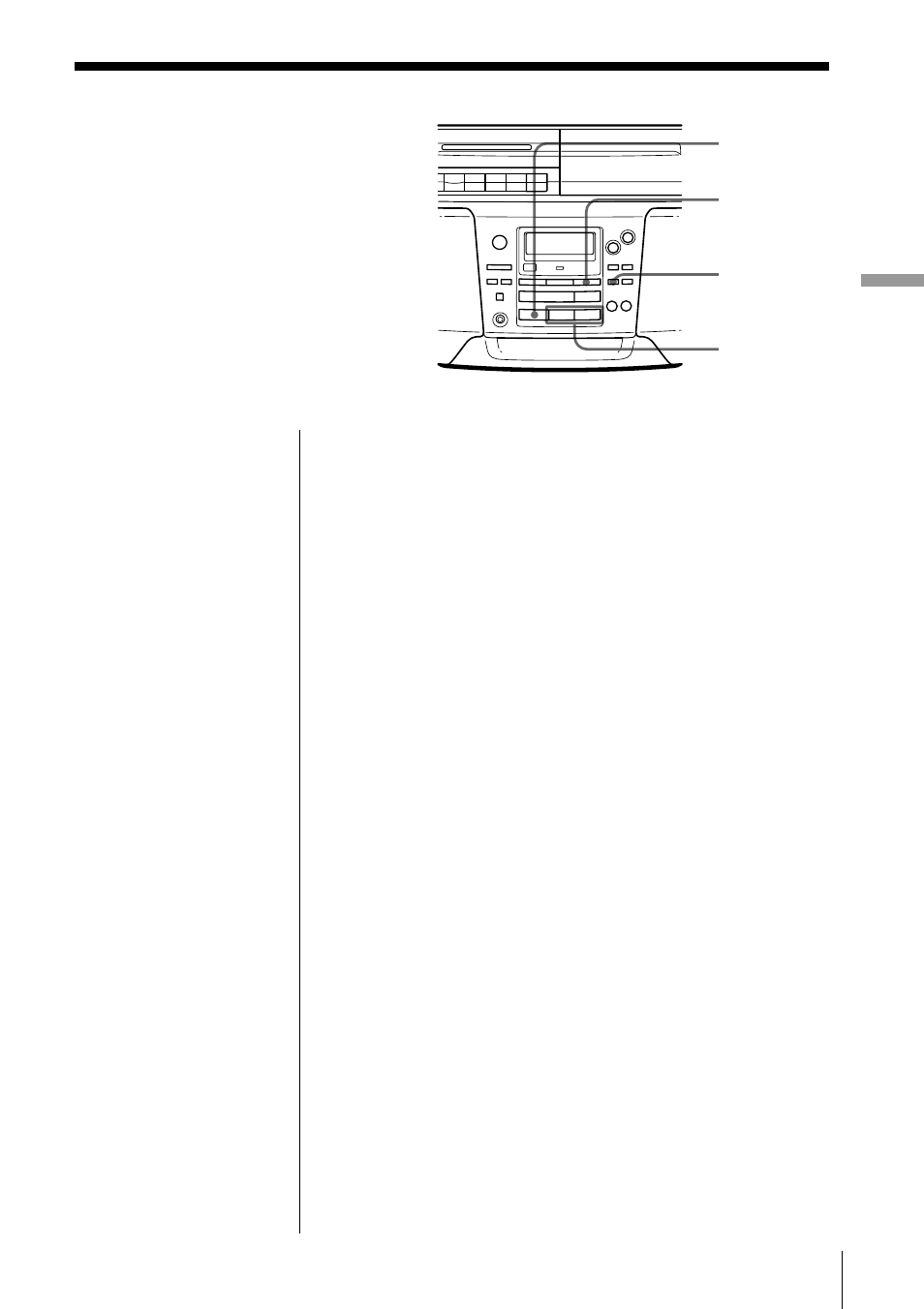 Presetting radio stations | Sony CFD-S55 User Manual | Page 19 / 68