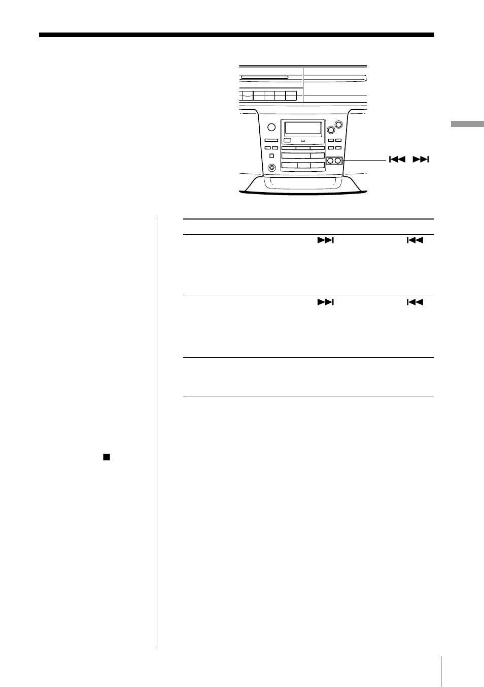 Localización de un punto específico de una canción | Sony CFD-S55 User Manual | Page 47 / 68