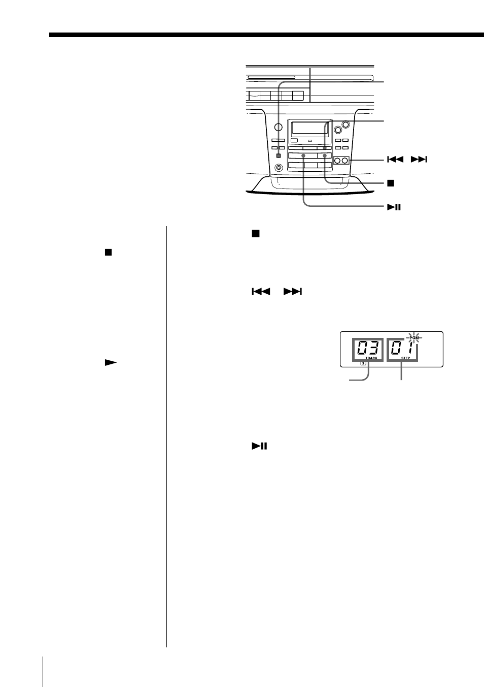 Creación de su propio programa | Sony CFD-S55 User Manual | Page 50 / 68