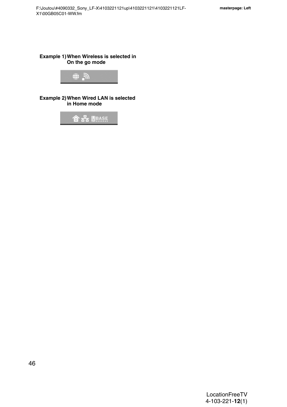 Sony LF-X1 User Manual | Page 46 / 160