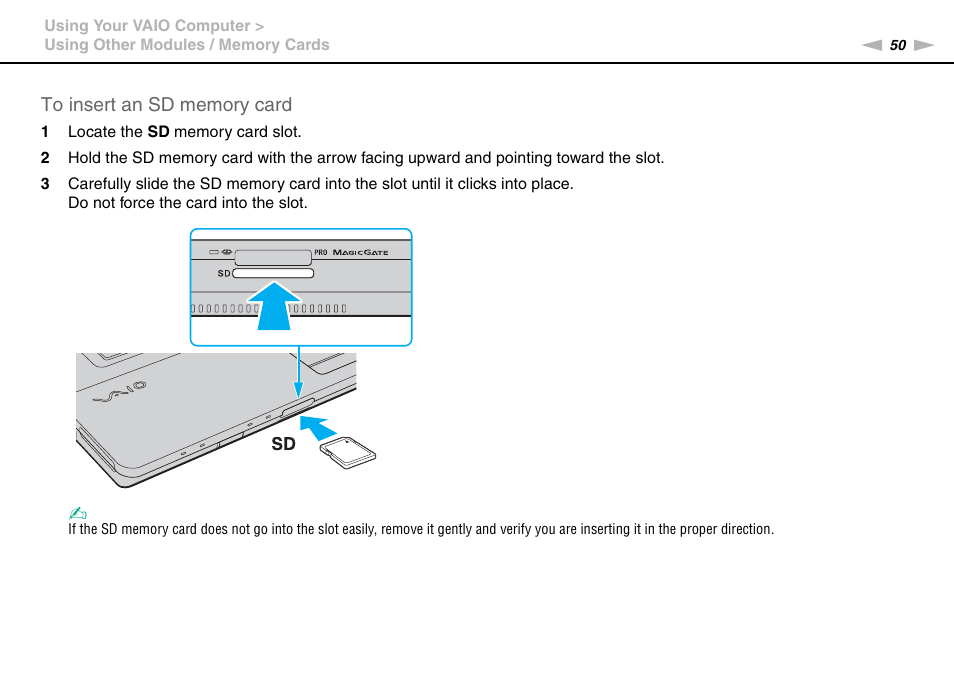 Sony VGN-FW User Manual | Page 50 / 165