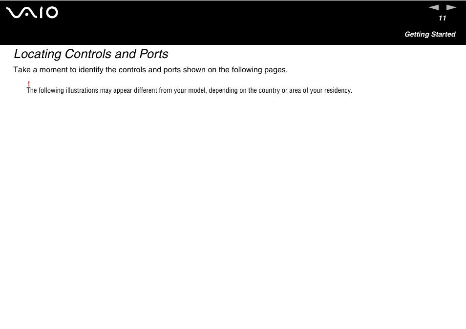 Locating controls and ports | Sony VGN-FS600 Series User Manual | Page 11 / 216