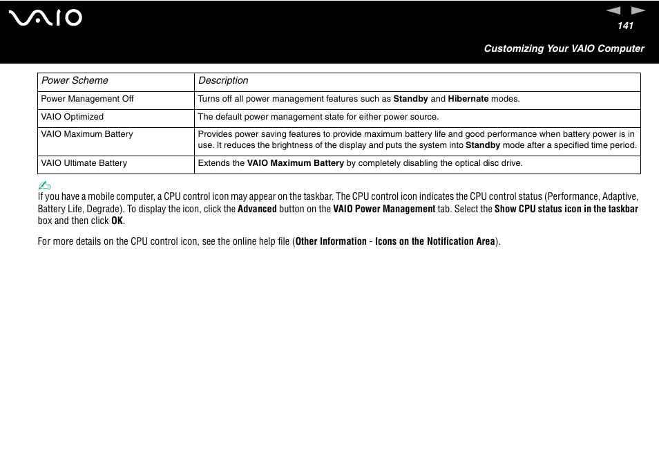 Sony VGN-FS600 Series User Manual | Page 141 / 216