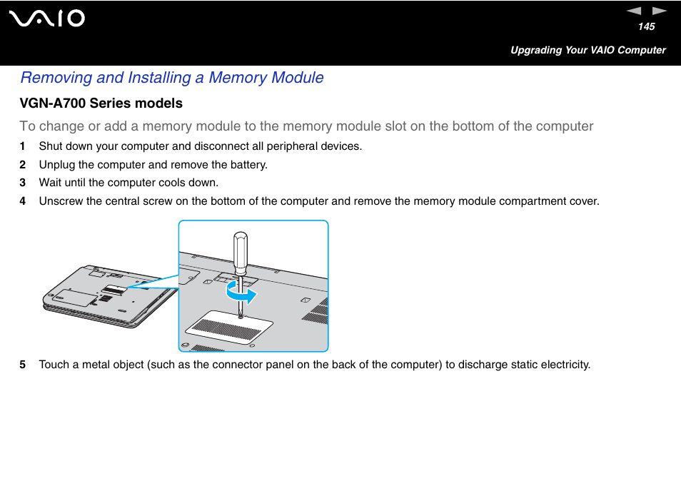 Sony VGN-FS600 Series User Manual | Page 145 / 216
