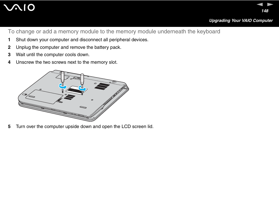 Sony VGN-FS600 Series User Manual | Page 148 / 216