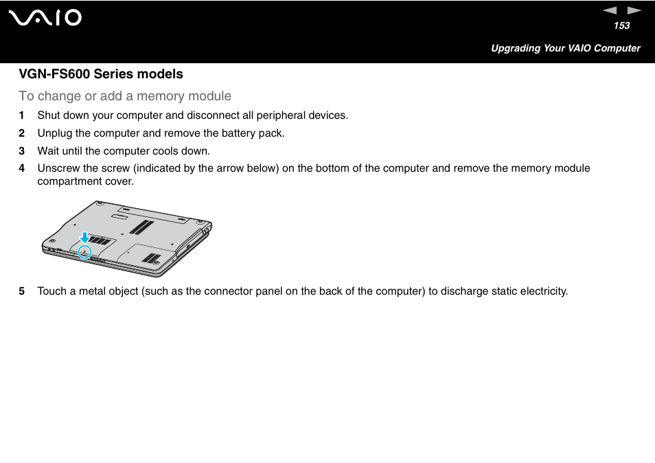 Sony VGN-FS600 Series User Manual | Page 153 / 216