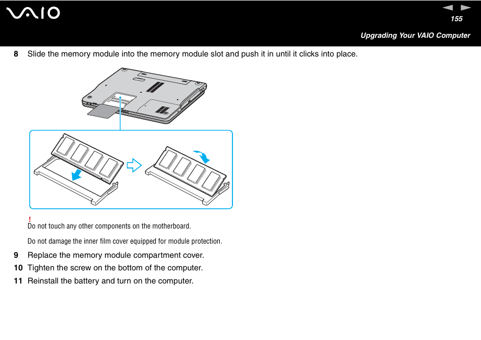 Sony VGN-FS600 Series User Manual | Page 155 / 216