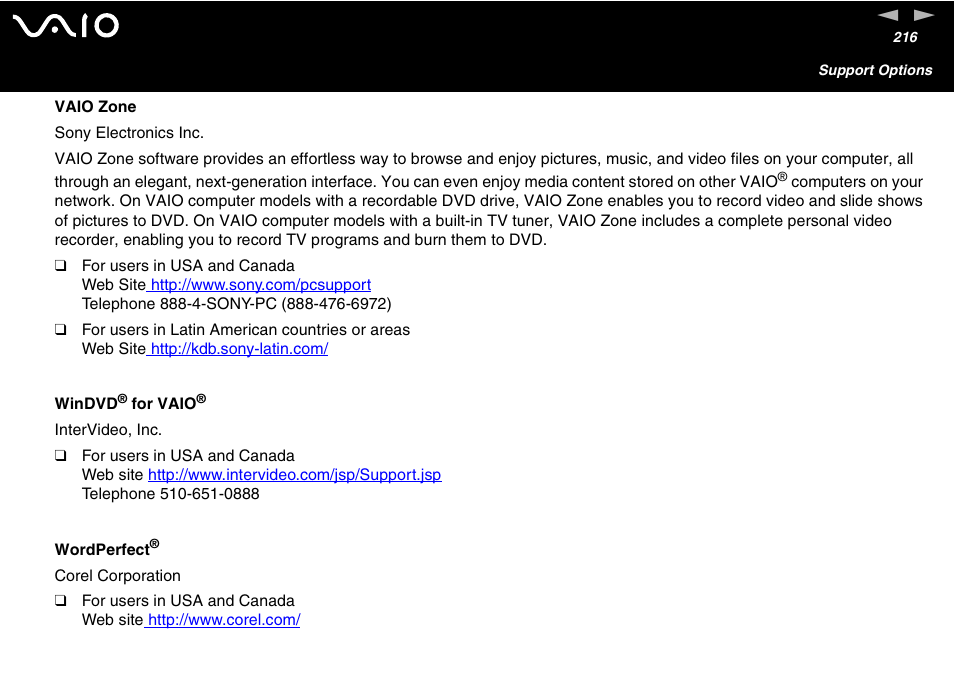 Sony VGN-FS600 Series User Manual | Page 216 / 216