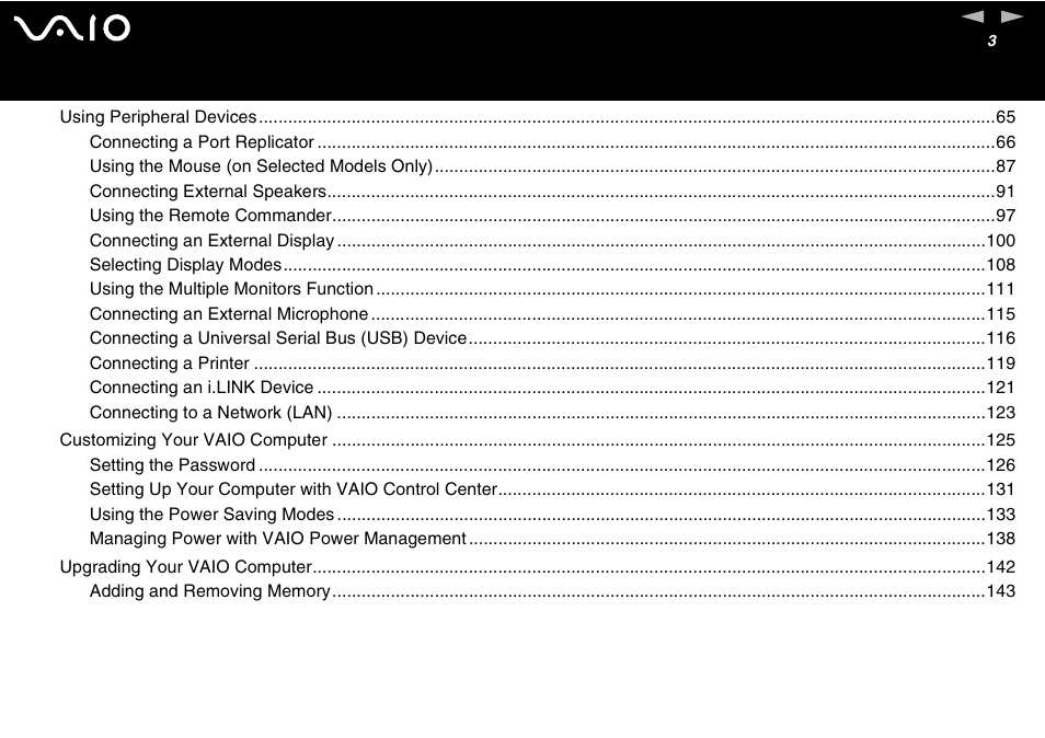 Sony VGN-FS600 Series User Manual | Page 3 / 216