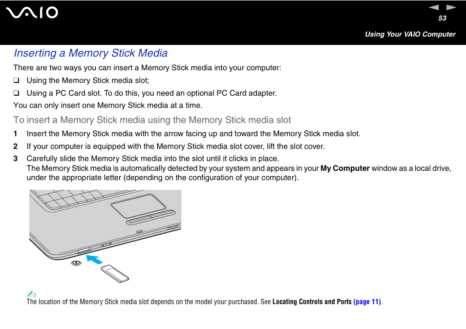 Sony VGN-FS600 Series User Manual | Page 53 / 216