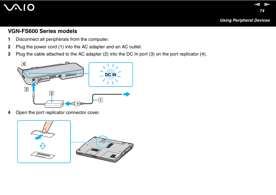 Vgn-fs600 series models | Sony VGN-FS600 Series User Manual | Page 74 / 216