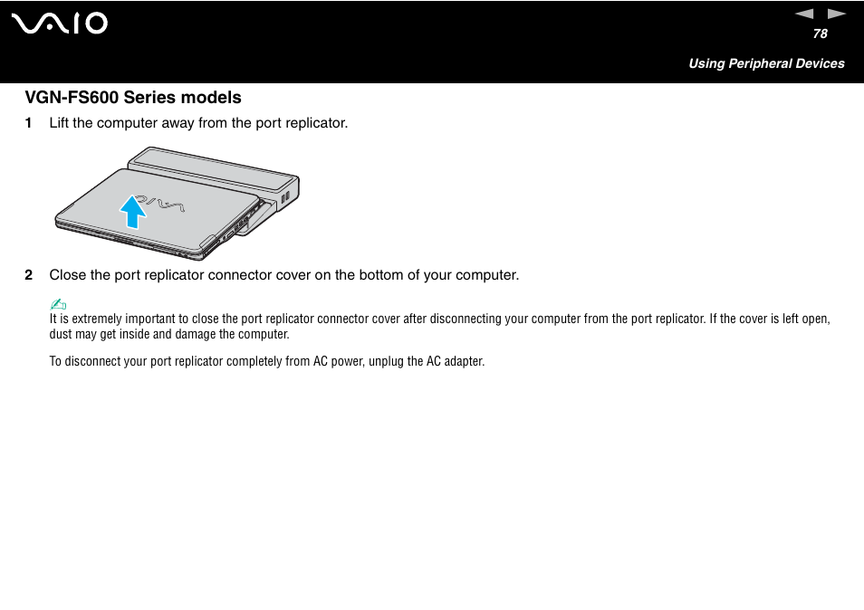 Vgn-fs600 series models | Sony VGN-FS600 Series User Manual | Page 78 / 216